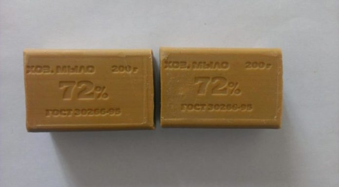 Лечение папиллом дегтярным и хозяйственным мылом